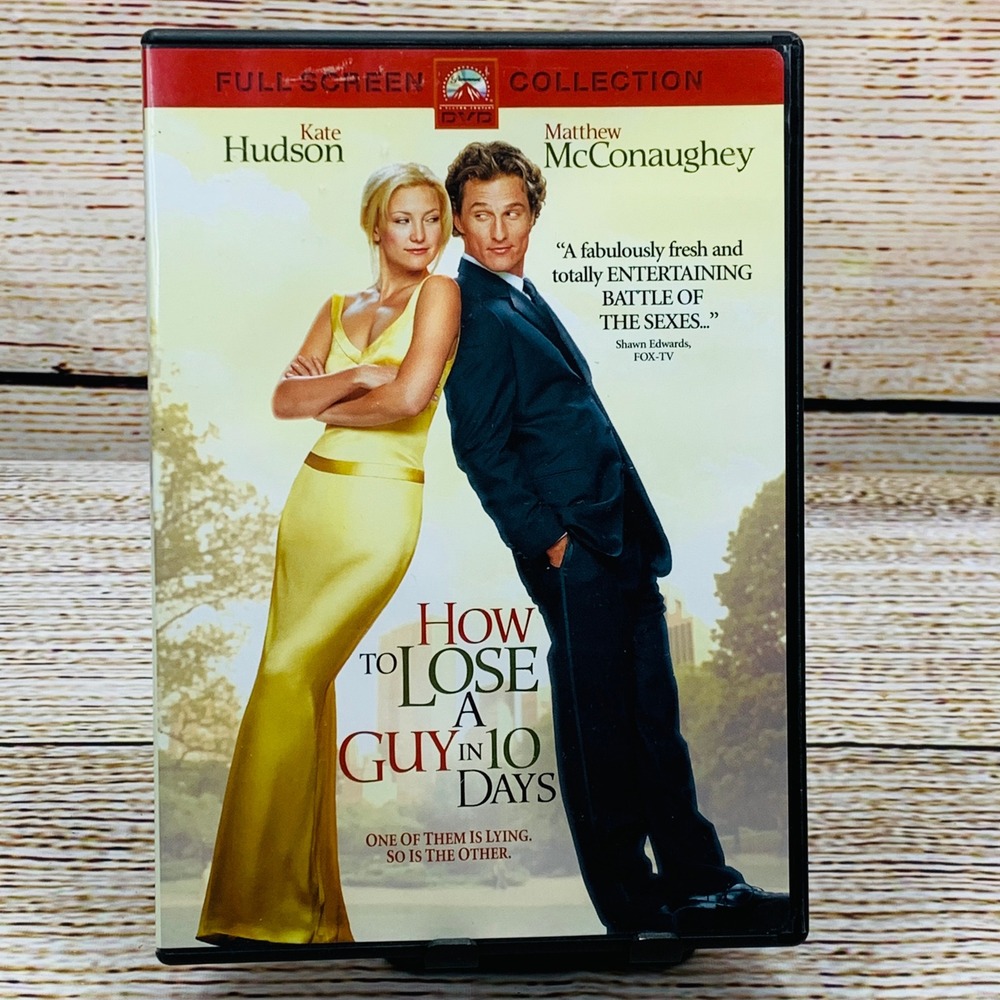 How to Lose a Guy in 10‎ Days [2003 DVD] Full Screen Edition Kate Hudson Movie